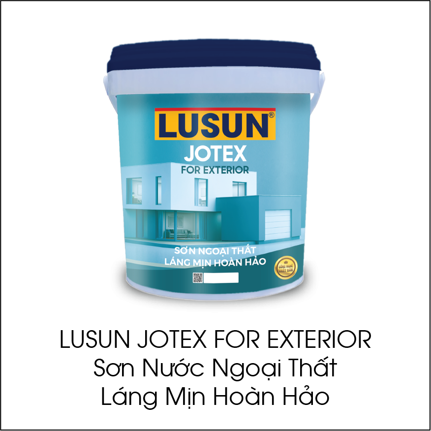 Lusun Jotex For Exterior sơn nước ngoại thất láng mịn hoàn hảo
